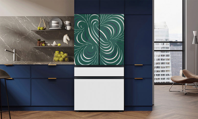 You Can Now Customize Samsung Bespoke Fridges With Images throughout How Following My Intuition Transformed into Beautiful Fridge Art