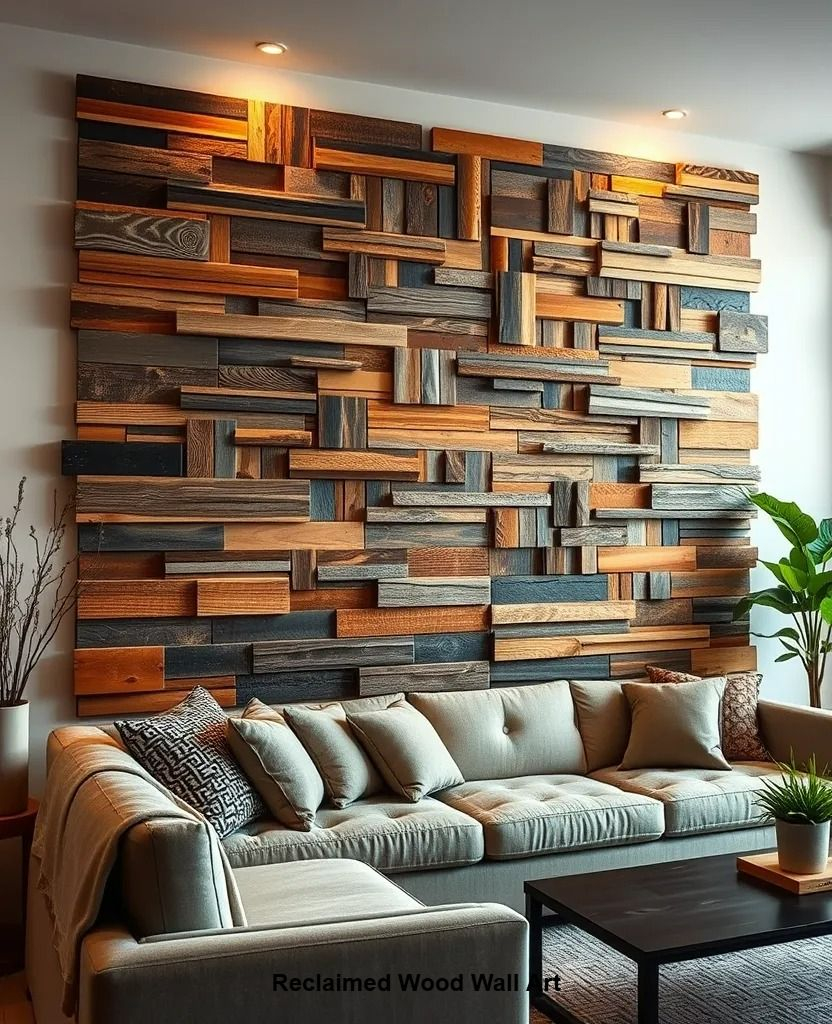 Designing with Nature Incorporating Wood Wall Art in Living Spaces