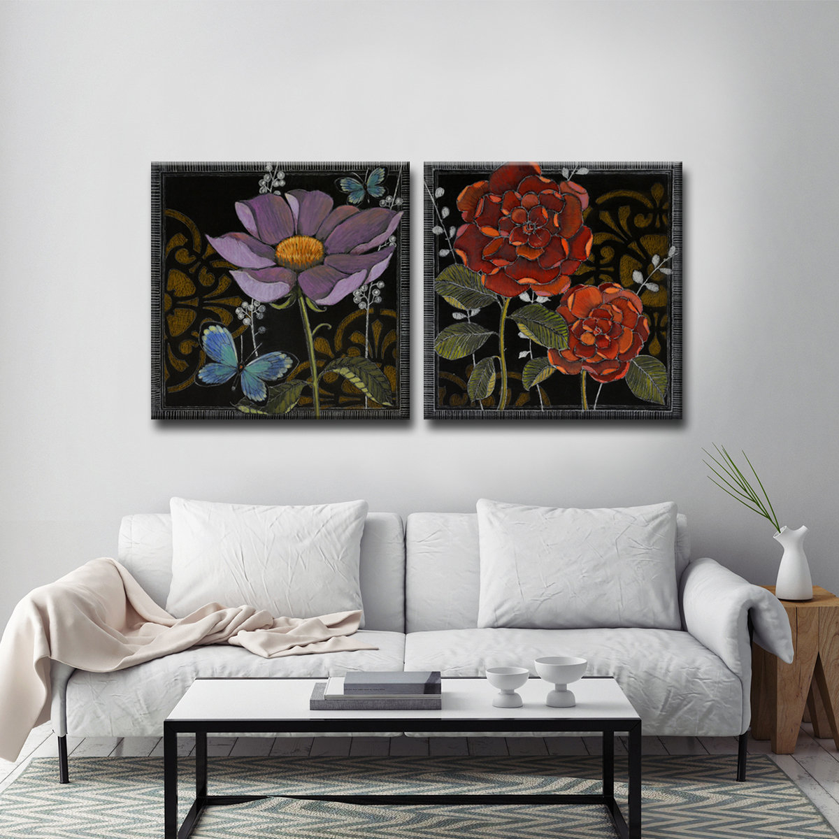 The craftsmanship and design philosophy of Hope Hansen’s 2-piece wall art set