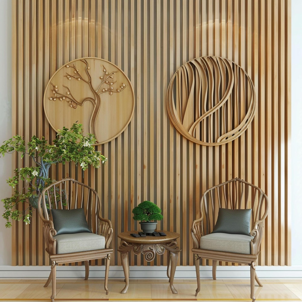 Understanding the Craftsmanship Behind Slatted Wood and Iron Wall Art