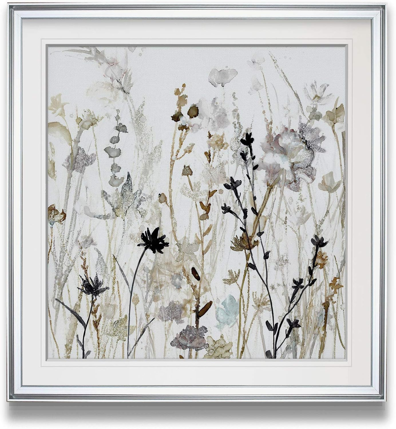 Giclee Printing Techniques in Contemporary Wild Flowers Wall Art