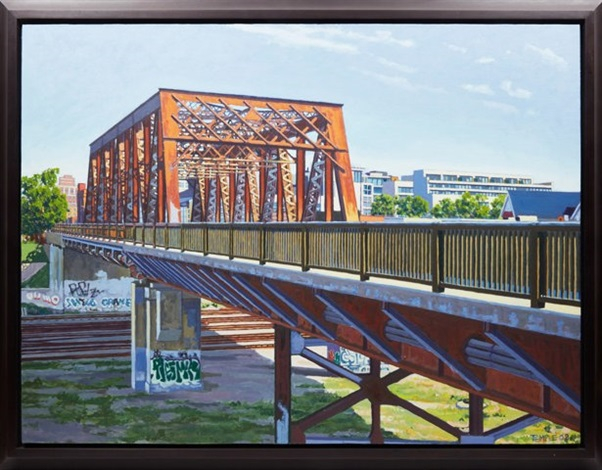 Ready2hangart Chris Doherty Loxahatchee Bridge Series as Contemporary American Art