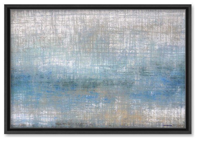 Buckroe Beach Framed Canvas Wall Art By Norman Wyatt Jr., 20"X16 ... for Ready2Hangart 'Coastal Downpour A' By Norman Wyatt, Jr Canvas Art, 20" Hx20