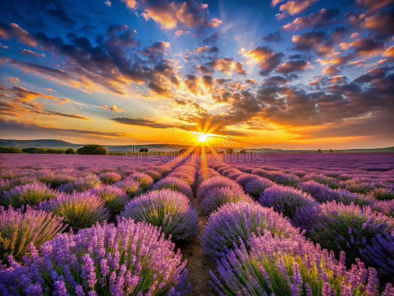 Transforming Your Home with the Serene Beauty of Lavender Field Scenes