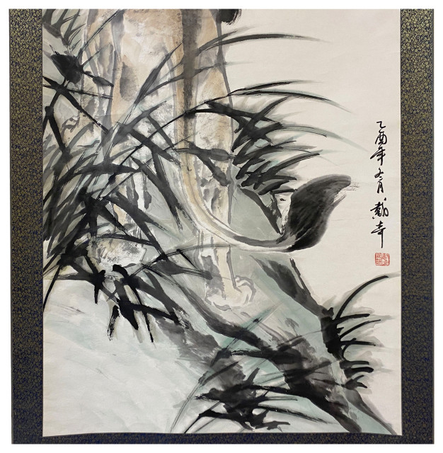 The Timeless Appeal of Original Chinese Black White Ink Wall Art Hws1976