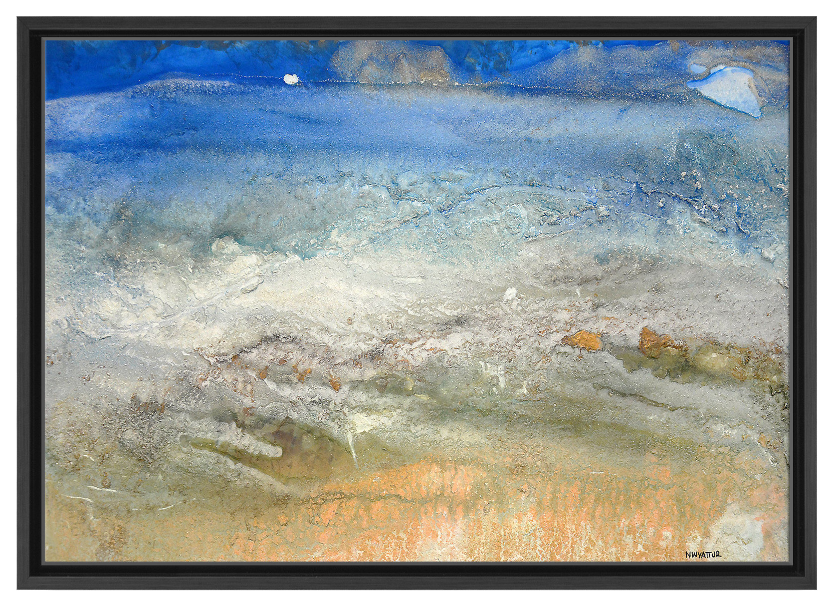 Art Analysis of Ready2Hangart Diamond Shores by Norman Wyatt Jr