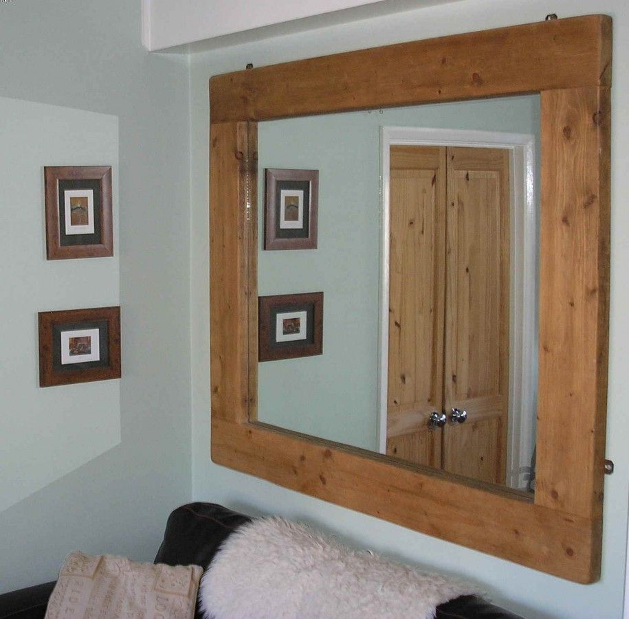 Discovering The Beauty And Craftsmanship Of Oak Framed Wall Mirrors in The Craftsmanship Behind Solid Wood Framed Wall Mirrors with Beveled Edges