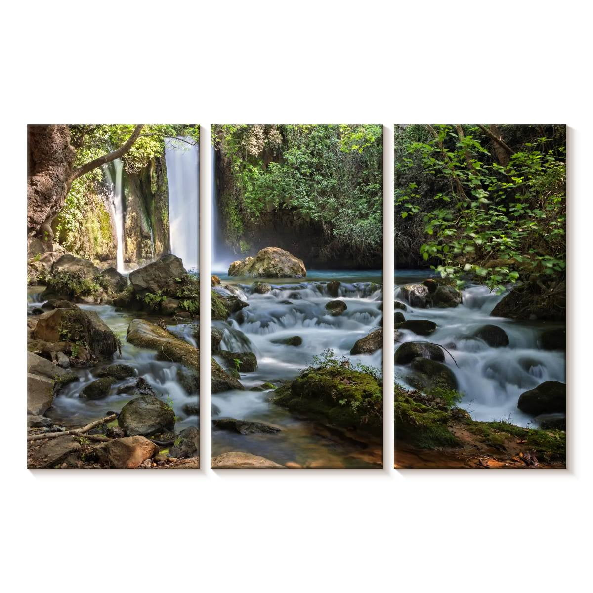 The Artistic Journey of Creating Multi-Panel Waterfall Imagery
