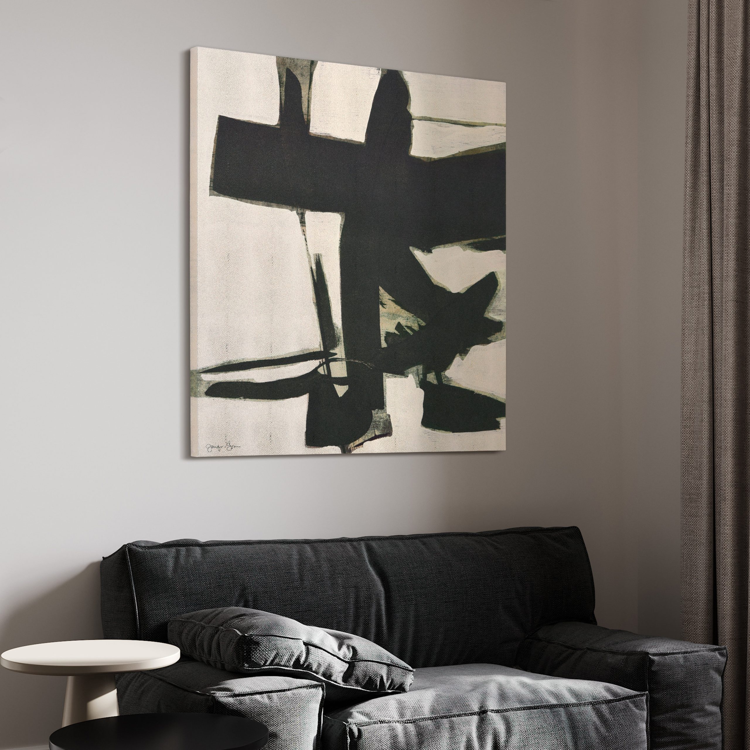 Decoding Bold Abstraction II Through Shagreen Canvas Works