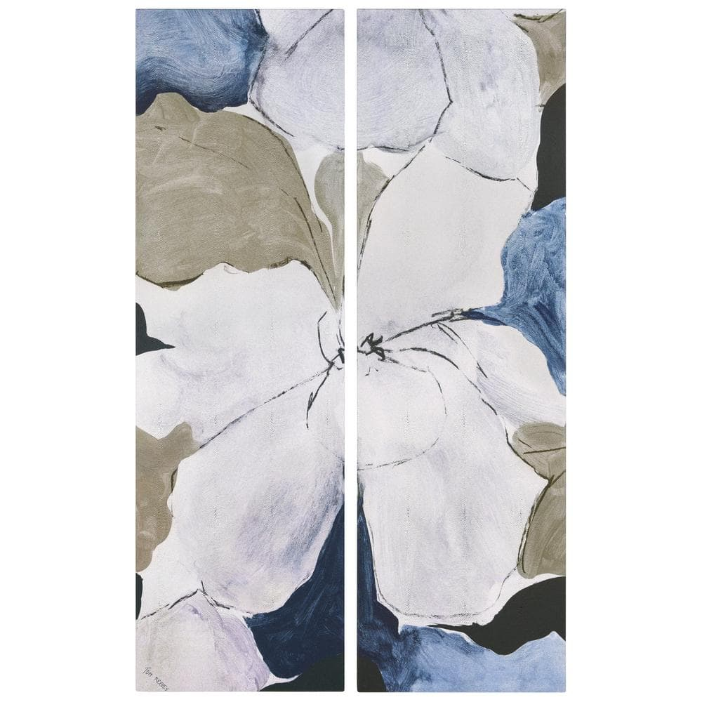 Exploring the Technique Behind Silver Shagreen Canvas Floral Designs