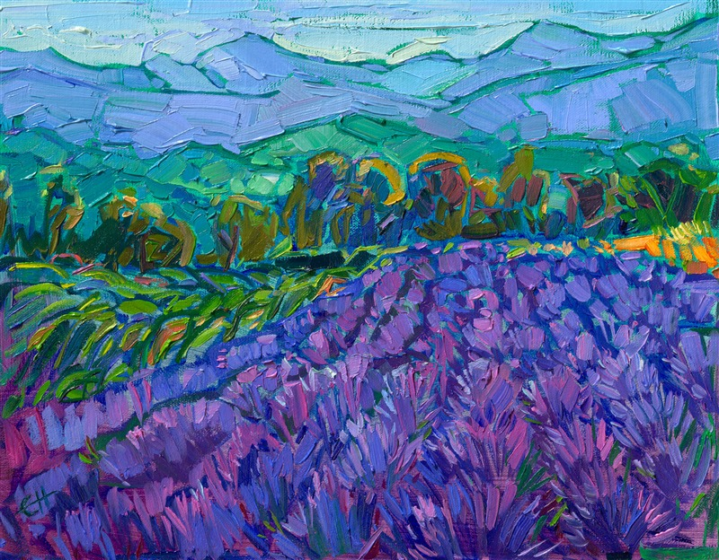 Erin Hanson Portfolio - Contemporary Impressionism Landscapes In Oil with regard to How Landscape Art Captures the Essence of Coastal Provence