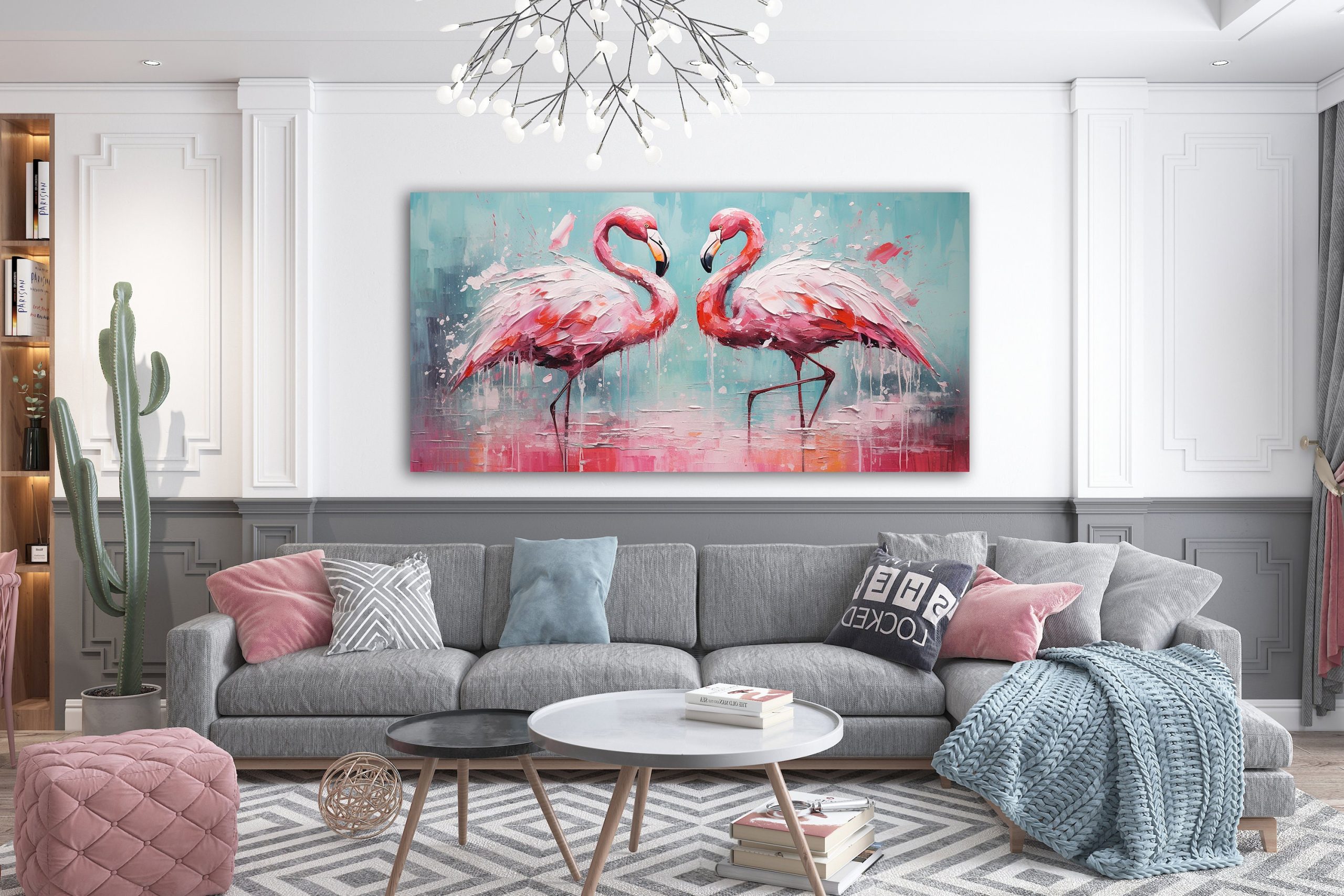 Appreciating the Aesthetic Value of Flamingo Composition Wall Art