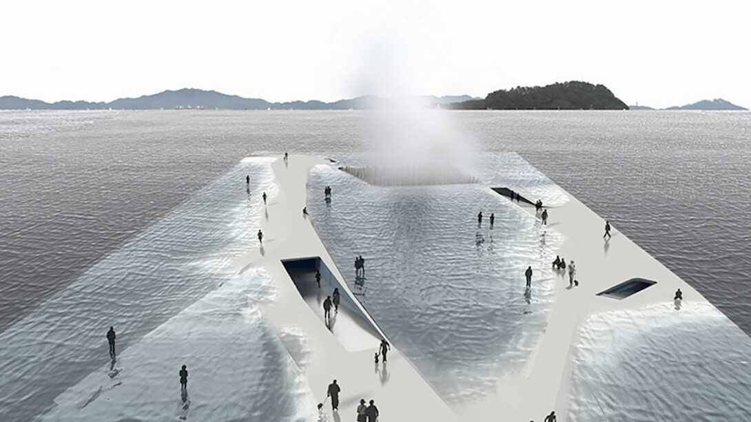 Sea Pier Architecture Meets Artistic Vision on Canvas