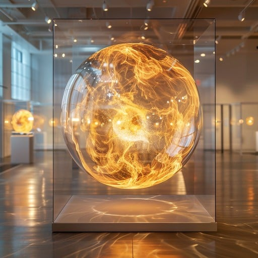 Understanding the Mystical Appeal of Ethereal Spheres in Contemporary Art