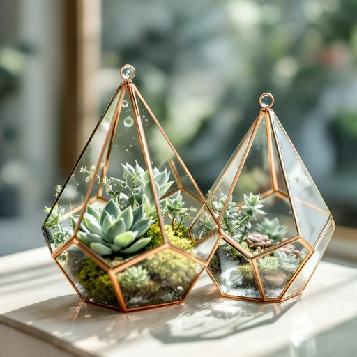 How Ready2HangArt Transforms Small Spaces with Crystal Terrarium III Succulent Wall Art