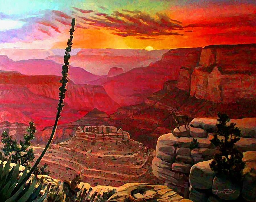 Understanding the Artistic Vision Behind Canyon Sunset Prints