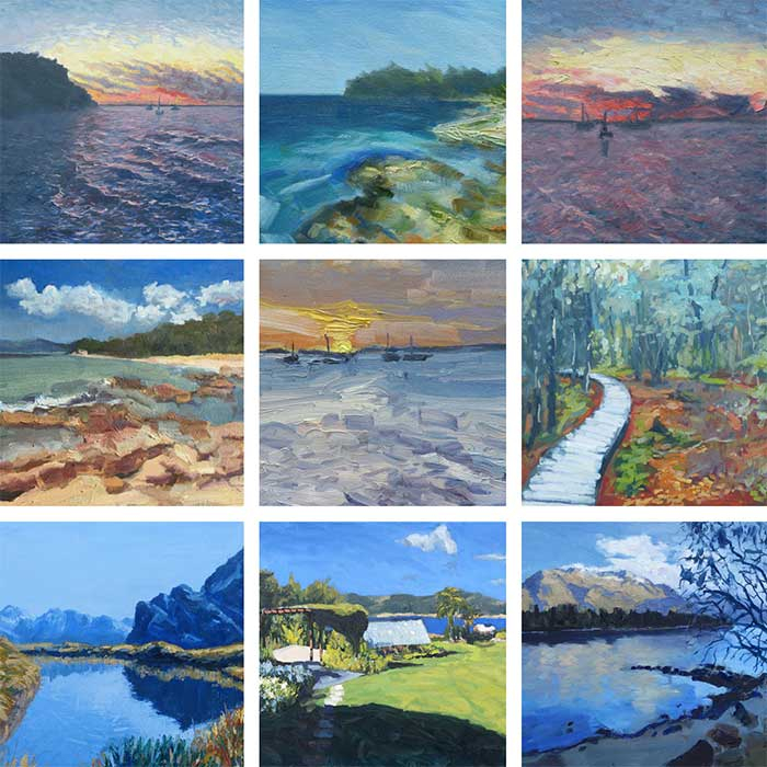 Creating Visual Harmony with Modern Coastal Painting Dimensions