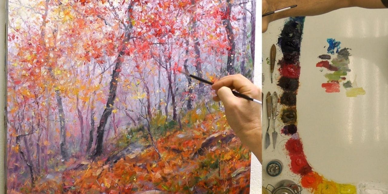 How To Paint A Breathtaking Mountain Forest | Master Oil Painting throughout The Technique and Craftsmanship of Creating Authentic White Forest Oil Paintings