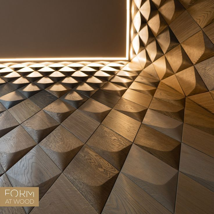 Light And Shadow On 3D Wooden Panels | Wooden Wall Panels, Wooden Tile ... for Art3D 4-Piece 3D Fluted Acoustic Wood Wall Panels,sound Absorbing Decor Panels, A31Hz112