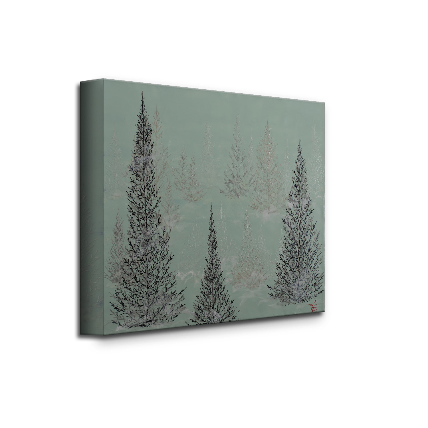 Loon Peak® 'Monoscape Xliii' Wall Art By Karen Biery | Wayfair for Monoscape Xlvi' Four Piece Wrapped Canvas Wall Art Set By Karen Biery