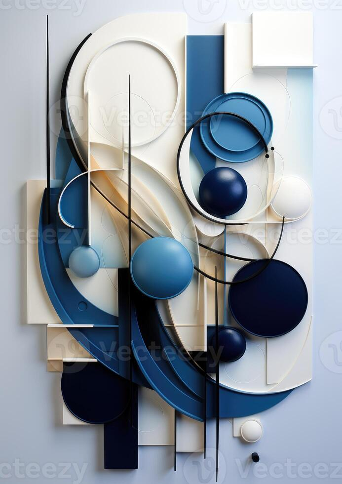 Modern Abstract Wall Decor. Generative Ai 26441544 Stock Photo At Vecteezy for Golden Veins Iv Crystallus Epoxy Coated Wrapped Framed Abstractcanvas Wall Art