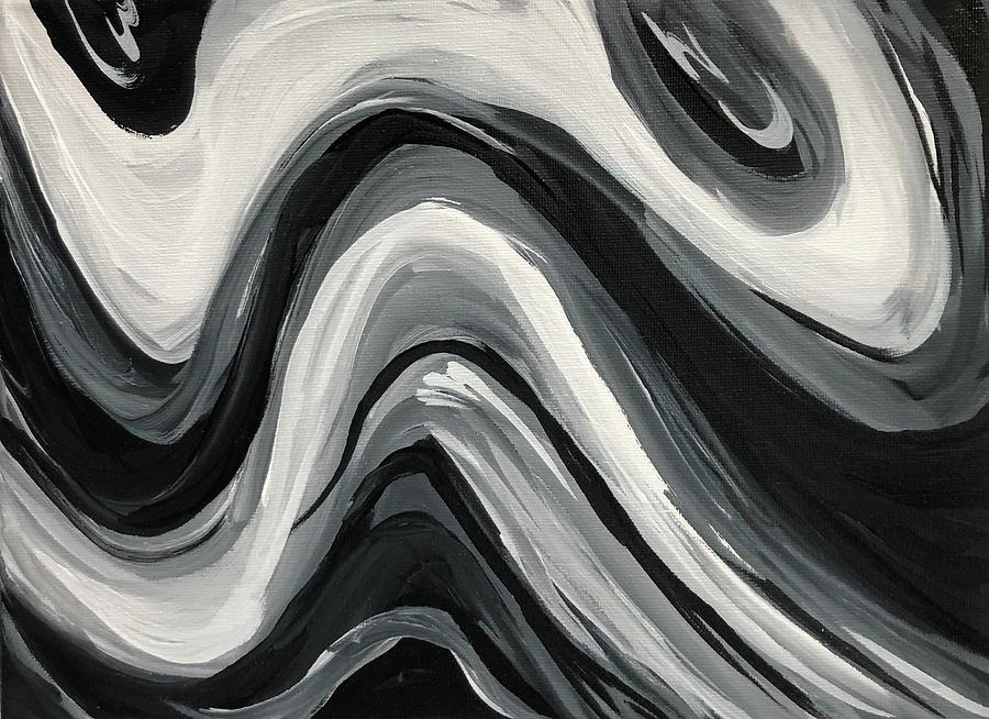 Understanding the Artistic Language of Monochrome Abstract Black Canvas Wall Art