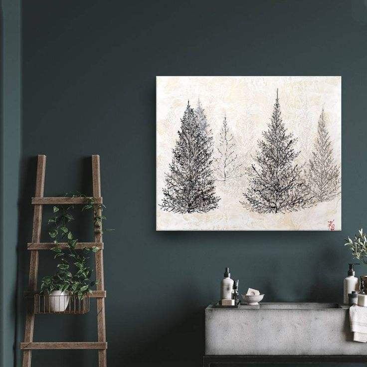 Monoscape Vi Canvas By Karen Biery Wall Art | Home Decor Wall Art ... for Monoscape Xlvi' Four Piece Wrapped Canvas Wall Art Set By Karen Biery