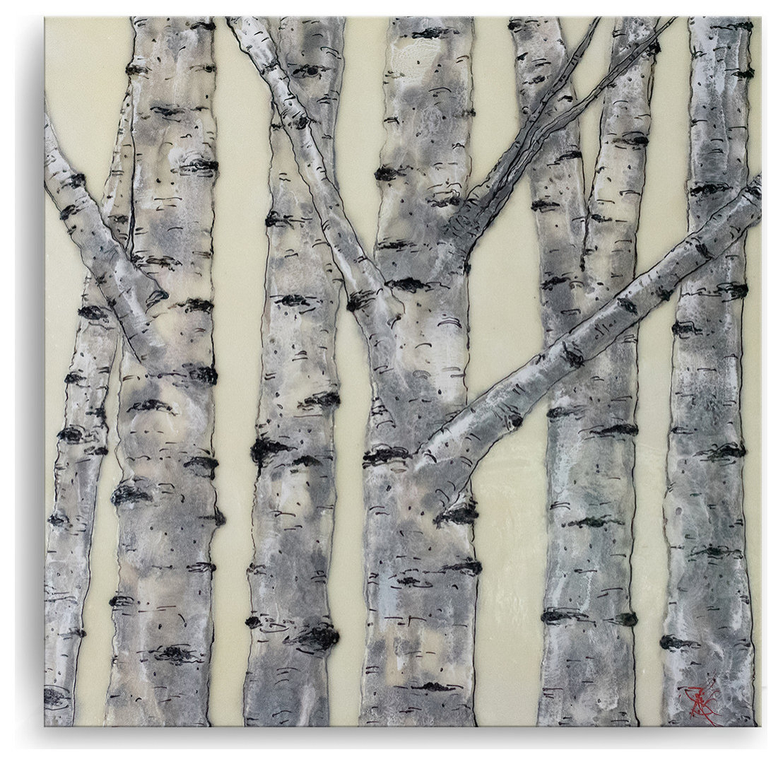 Monoscape Xviii' Wrapped Canvas Wall Art By Karen Biery, 20"X20 ... pertaining to The Evolution of Modern Wall Art Through Monoscape XLVI Collection