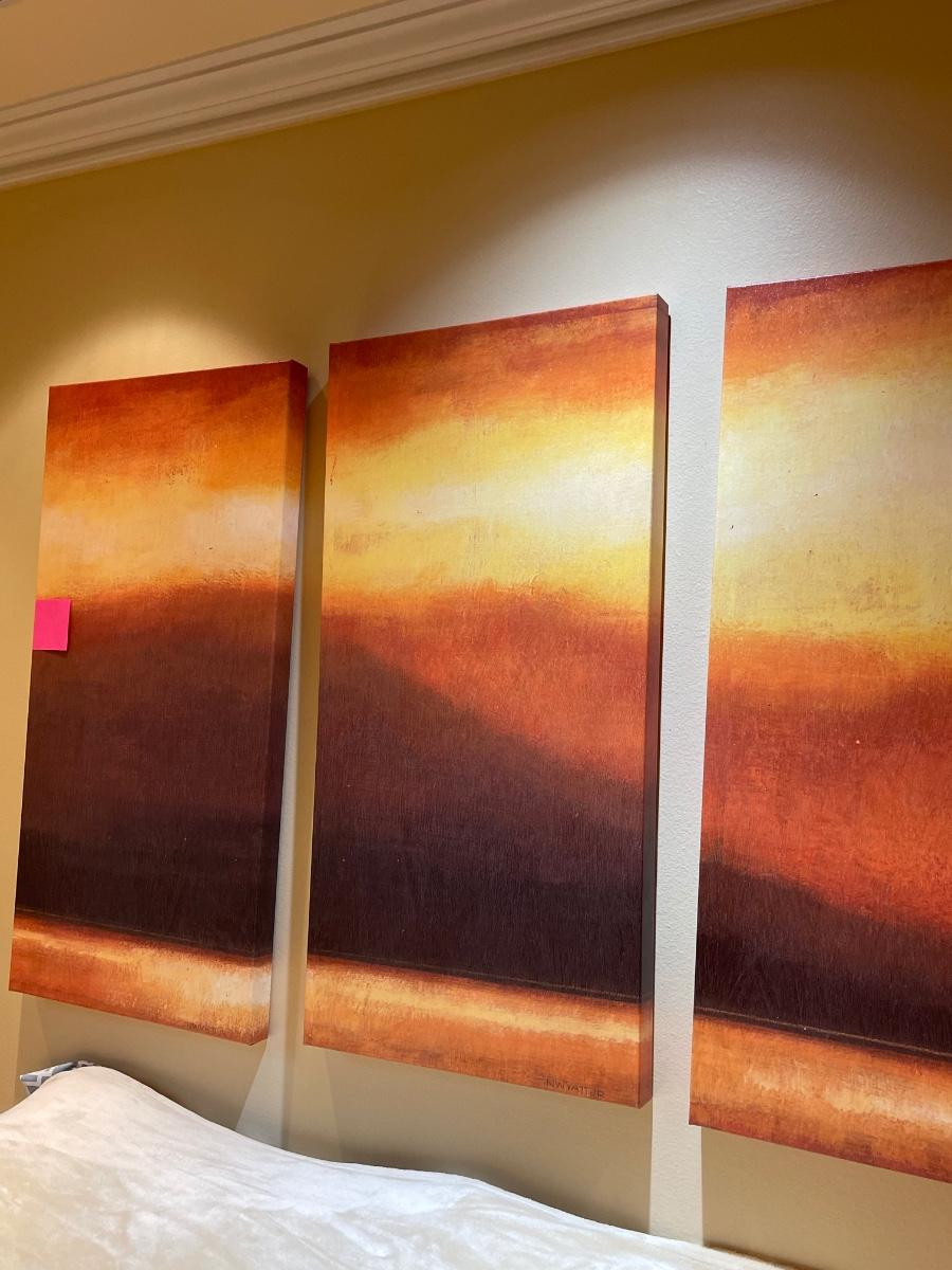 The Creative Process Behind Norman Wyatt Jr’s Three-Piece Canvas Art Set