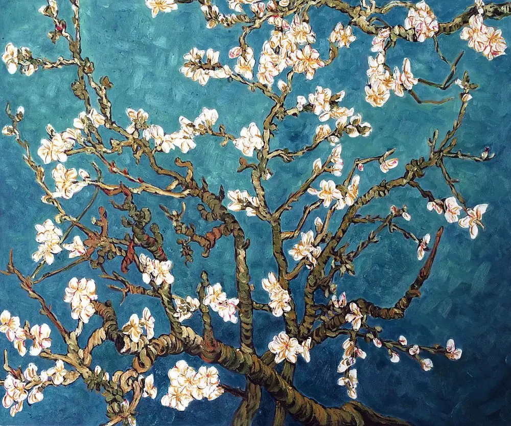 Painting Cherry Blossom Van Gogh Best Painting pertaining to Courtside Market Van Gogh Cherry Blossoms Gallery-Wrapped Canvas Wall Art