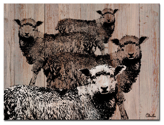 Exploring the Charm of Ready2HangArt’s Flock of Sheep Design