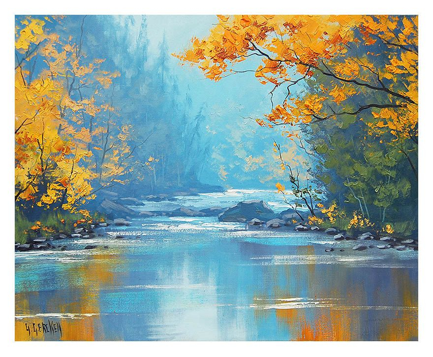 Exploring the Artistic Vision Behind Rivers Edge Canvas Wall Art