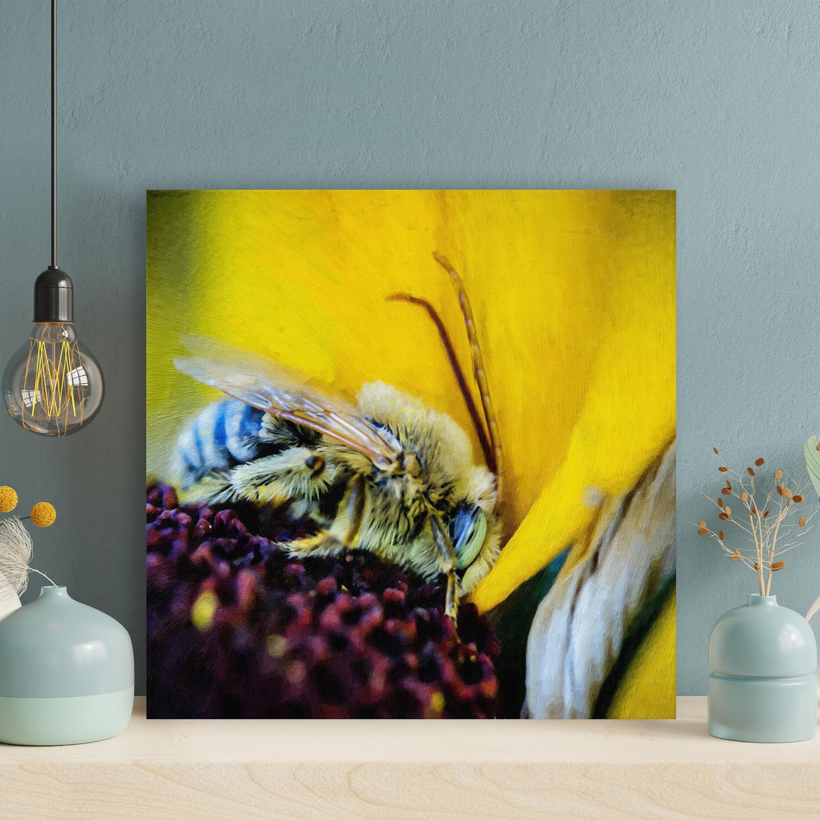 The Artistic Journey Behind Bumble Wrapped Canvas Designs