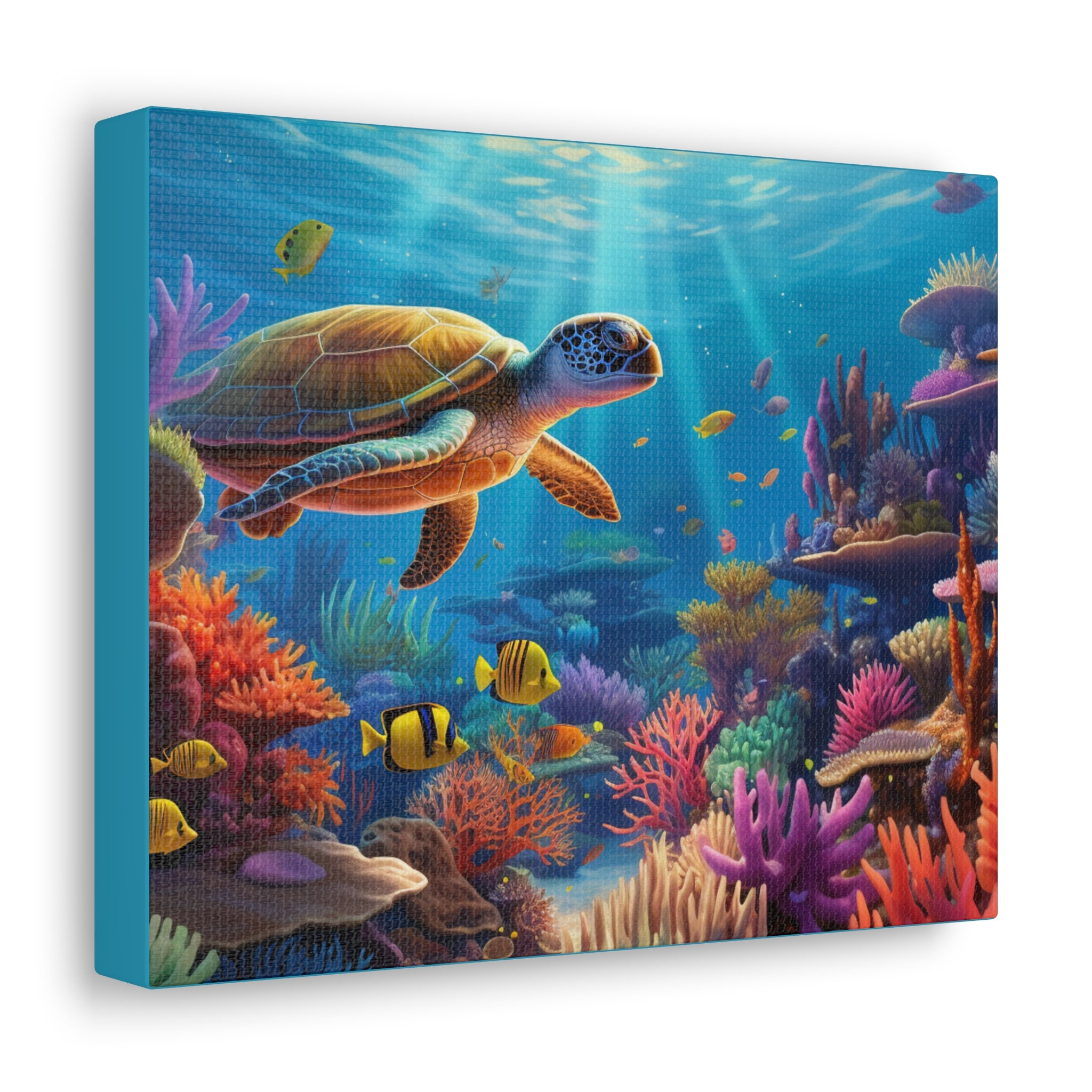 Understanding the Artistic Vision Behind Sea Turtle Canvas Wall Art