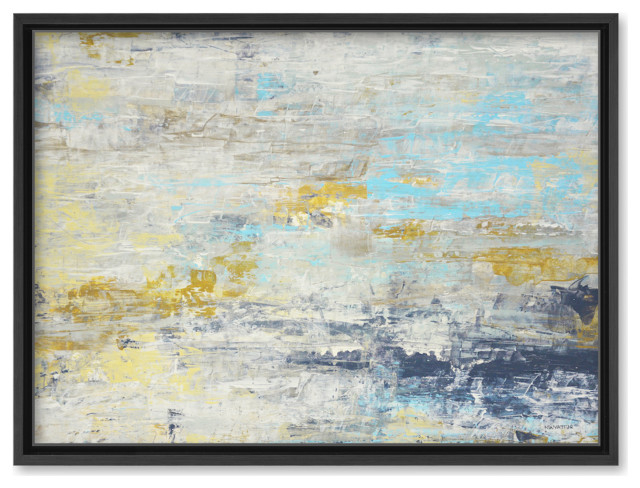 Surf And Sound Framed Canvas Wall Art By Norman Wyatt Jr., 20"X16 ... with regard to Ready2Hangart 'Coastal Downpour A' By Norman Wyatt, Jr Canvas Art, 20" Hx20