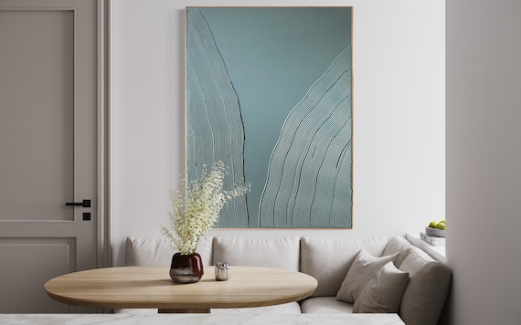 Textured Minimalist Canvas Art Custom Art Home Decor - Etsy for How Textured Canvas Art Transforms Living Spaces with Minimalist Aesthetics