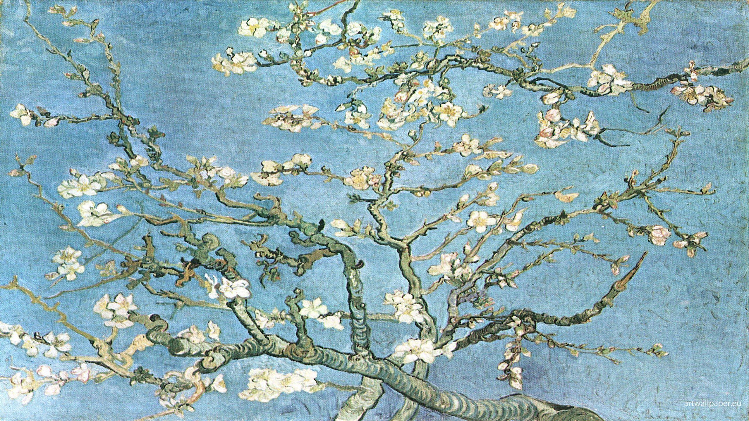 Van Gogh Blossom Wallpapers - Wallpaper Cave with Courtside Market Van Gogh Cherry Blossoms Gallery-Wrapped Canvas Wall Art