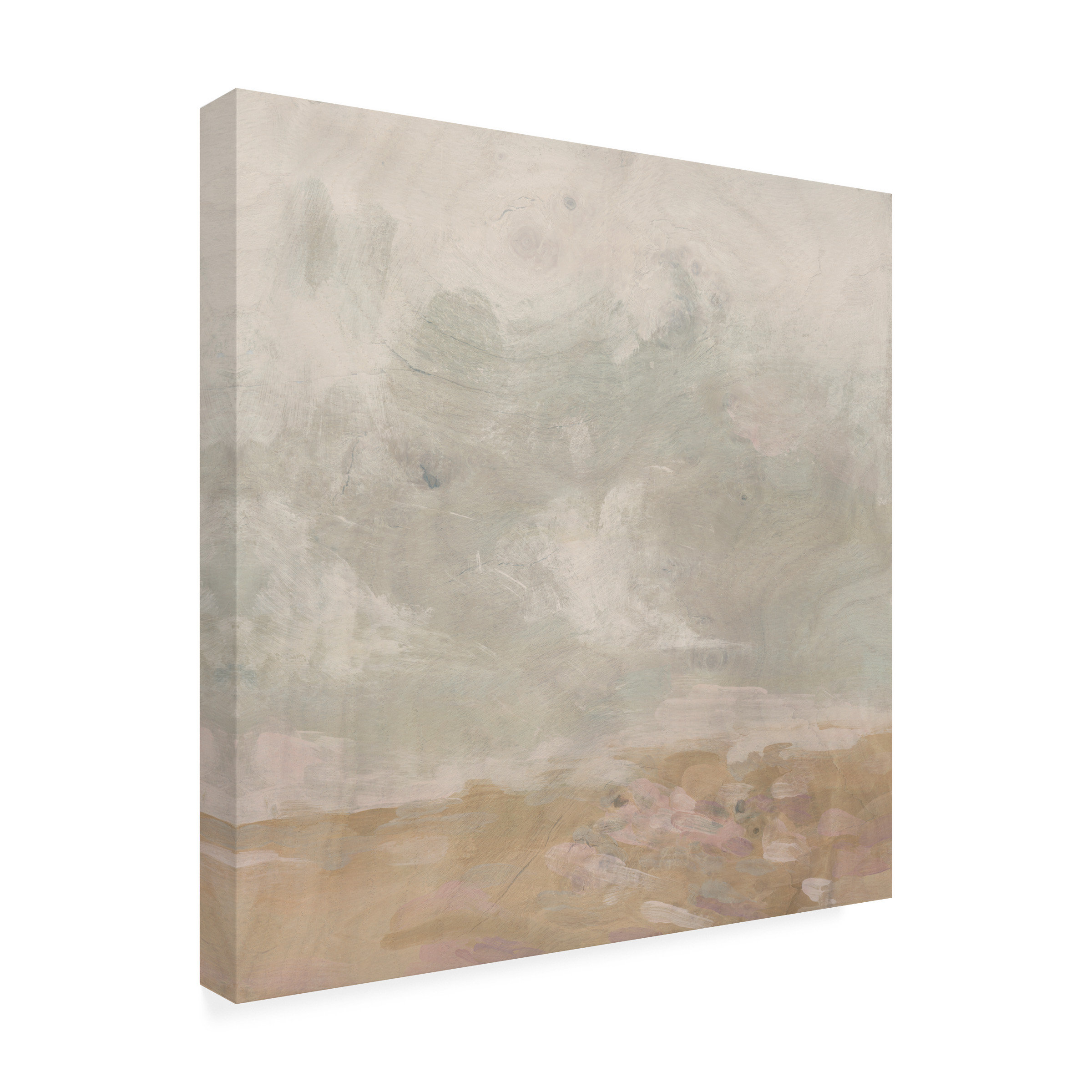 Wrought Studio™ June Erica Vess Faded Vista I Canvas Wall Art | Wayfair regarding "Washed Out Flowers" Oil Painting On Wrapped Canvas, Wall Artwork; Modern Art